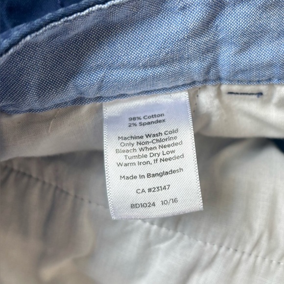 Talbots Navy Blue The Weekend Chino Short Mid Length - Picture 4 of 4